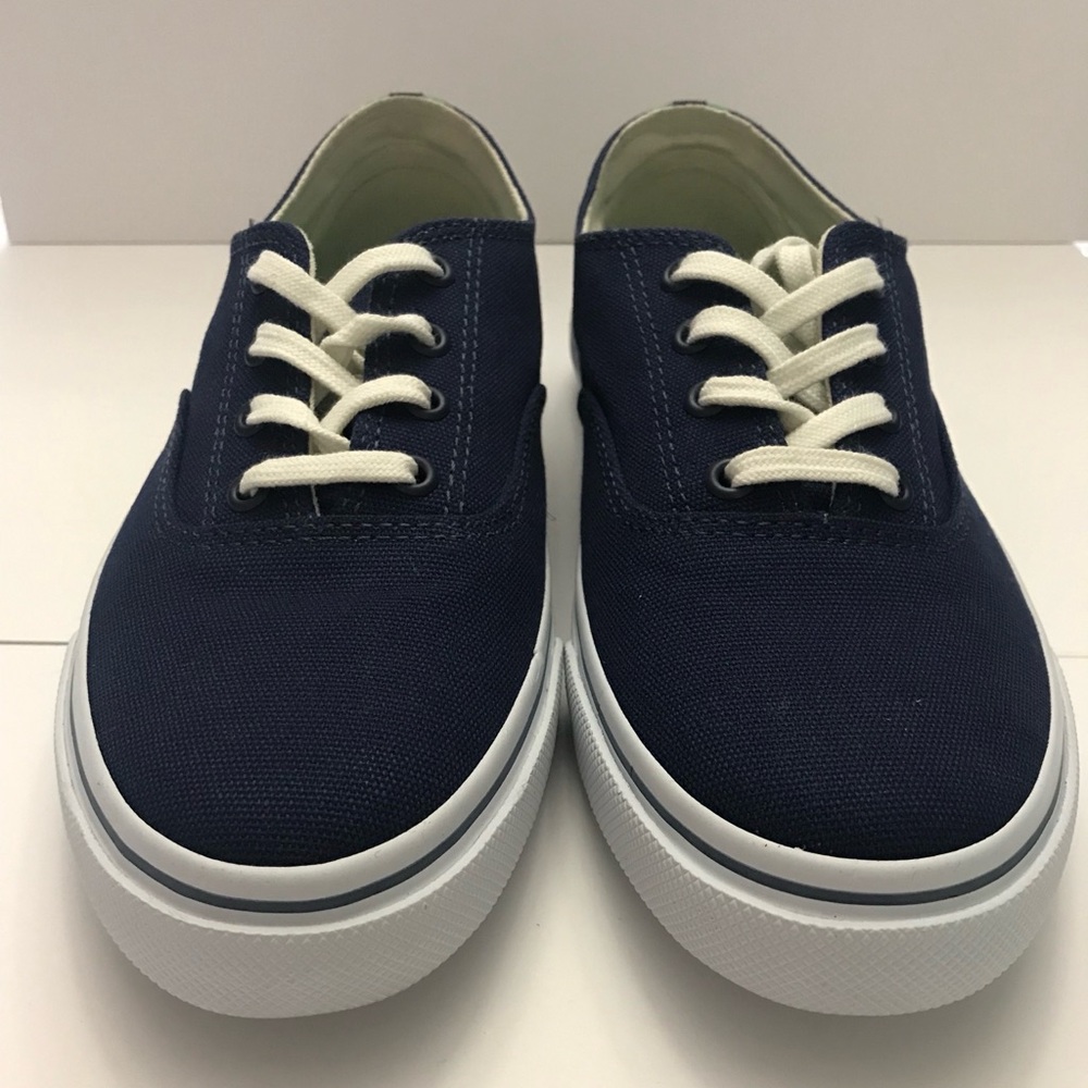 Tory Burch Murray Navy Canvas Sneakers